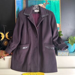 Me-Jay vintage wool dress coat Montreal coat factory 13/14